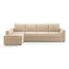 Apollo Sofa (Colour : Birch Beige, Cushion : Hard, Back Type : Regular, Seating Capacity : Left Aligned 3 Seater + Left Aligned Chaise)