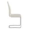 Seneca Metal Dining Chair Set Of 2 In White Finish