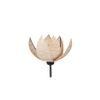 Tatum Beige Bamboo Shade With Iron Floor Lamp