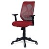 Zeeazyana Mid Back Ergonomic Chair in Red Colour