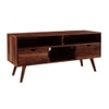Zenith Solid Wood TV Unit in Teak Finish