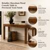Brindley Sheeham Wood Console Table in Provincial Teak Finish With 1 Drawer