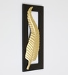Vantara Abstract Metal Wall Decor in Gold Set of 1