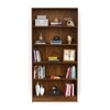 Alex Engineered Wood Bookshelf with Brown Maple finish