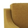 Abbey 1 Seater Fabric Sofa In Ochre Colour
