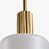 Glided Hanging Lamp in Gold Finish