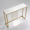 Odine Metal Console Table in Gold Colour
