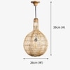 Cage Handcrafted Hanging Lamp Small