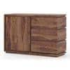 Vector Solid Wood Sideboard in Teak Finish