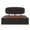 Nimbus Solid Wood Queen Size Bed With Hydraulic Storage (Mahogany Finish)