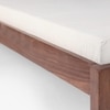 Dado Solid Wood King Non Storage Bed in Brown Colour