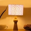 Devansh Multicolor Cotton Table Lamp With  Wood Natural Base (7X18.25 Inches)-16