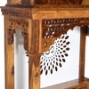 Pradha Sheesham Wood  Prayer Unit in Teak Finish