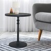 Metalsmith Metal Side Table in Black Finish