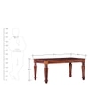 Holand Sheesham Wood 6 Seater Dining Set In Honey Oak Finish