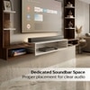 Bluewud Orelia Engineered Wood Tvcabinet In Brown Maple & White Finish