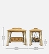 Fribourg Garden Gazebo Swing Cum Bed In Beige Finish