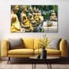 The Castle Decor Lord Buddha Meditation Wall Art Framed Painting 27x48 Inch (Style 21)