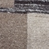 Abstract Handmade Natural Wool Wall Art Brown Geometric 4 x 2 Feet