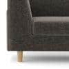 Rubik Premium 3 Seater Fabric Sofa in Smoke Colour