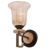 Eliante Modern Wall Lights Mild Steel & Glass Material Antique Brown & Champaign Finish