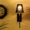 Devansh Metal Electric Wall Light in Black Colour with Black Shade Count of 1 Light