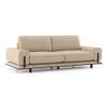 Barcelona 3 Seater Fabric Sofa in Sandshell Beige Colour
