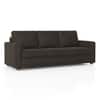 Apollo High Back 3 Seater  Fabric Sofa In Stone Grey Velvet Colour