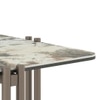 Paloma Marble Side Table in Saturn Spanish Ceramic Finish
