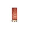 Maroon Jute table lamp with Steel Base -11