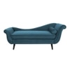Kabera Velvet Chaise Launger in T Blue Colour