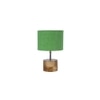 Halstead Green Natural Fiber Shade Table Lamp with Natural Wooden Base