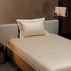 Stoa Paris 300TC UltrSatin Single Bedsheet Set Satin Single Night Ivory