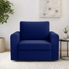 Melano Pull Out Sofa cum Bed in Navy Blue Colour