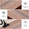 Handwoven Trenza Brown Cotton Rug