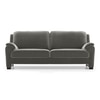 Farina Luxe 3 Seater Fabric Sofa in Ash Grey Velvet Colour