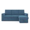 Kowloon Sectional Sofa Cum Bed with Storage Colour in Colonial Blue