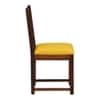 Aura 4 Seater Dining Set with Cushioned Chairs in Yellow Colour