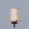 Devansh Gold Antique Wall Mounted Lamp With Beige Jute Shade