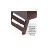 Ohio Sheesham Wood Laptop Table with 1 side Drawer in Walnut Finish
