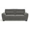 Adelaide Luxe 3 Seater Fabric Sofa in Ash Grey Velvet Colour