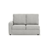 Apollo Compact Sofa (Colour : Vapour Grey, Cushion : Soft, Back Type : High Back, Seating Capacity : Right Aligned 2 Seater + Right Aligned Chaise)