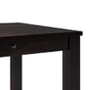 Arabia Solid Wood 4 Seater Storage Dining Table In Mahogany Finish