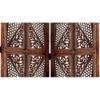 Nurit Solid Wood 4 Panel Room Divider