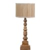 Devansh Bamboo Table Lamp With Wood Base -(7X7X21.25 Inches)-1