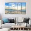 The Castle Decor Sea Art Wall Painting Wooden Framed 27x48 Inch (Style 1)