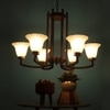 Eliante 6-Light Chandelier, Mild Steel Modern Ceiling Light Fixture For Living Room Dining Room