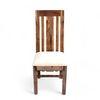 Columbus Sheesham Wood Dining Chair in Teak Finish