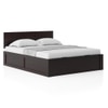 Kuba Solid Wood Queen Size Bed With Hydraulic Storage (Mahagony Finish)