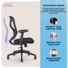 Kepler Brooks Marvel MB Office Desk Chair in Black Colour